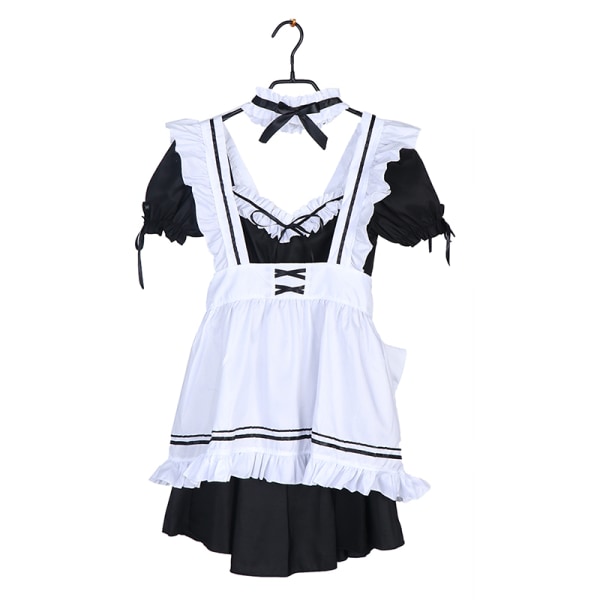 e Lolita Maid Dress Kvinna Anime Cosplay Party Kostymer L XL