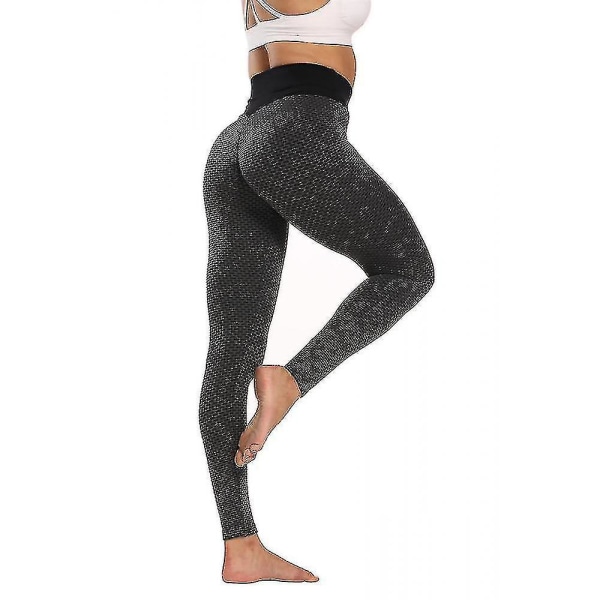 Kvinnor Leggings Byxor Seamless Gym Wear Tik Tok black