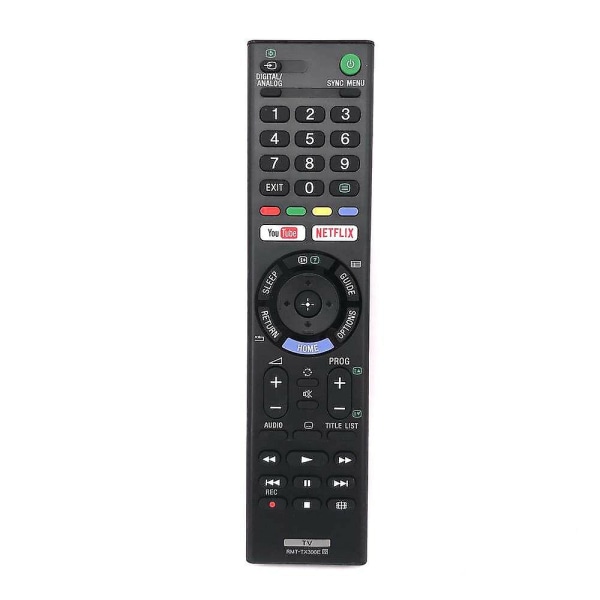 Ersättnings RMT-TX300E För Sony TV Fjärrkontroll RMTTX300E Youtube Netflix