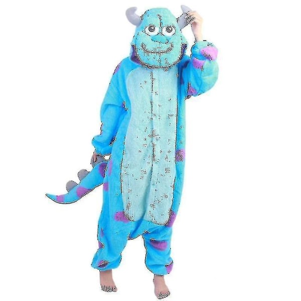 Xxl Volwassen Kids Kigurumi Nieuwe Aankomst Dier Tecknad Blauwe Hond Rompertjes Pyjamas Kerst Christm Mike