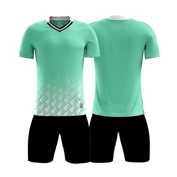 New Trend Fotbollströja för män Fotbollsträningsdräkter Sportkläder Grön D8858 4XL
