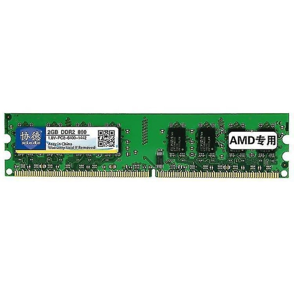 XIEDE X020 DDR2 800MHz 2GB Allmänt AMD Special Strip Memory RAM-modul för stationär PC