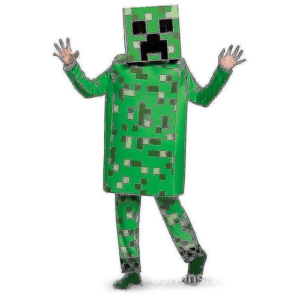 Barn Minecraft Game Kostym Halloween Fancy Outfit Gifts S only mask