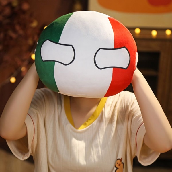 30cm Plyschdocka Country Flag Toy ITALIEN ITALIEN Italy South Korea