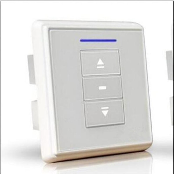 Smarthome-tryckknapp Wanel-strömbrytare Vägglampa eller gardinbrytare 2-vägs 2-vägs 110~240v Acinput till DC O