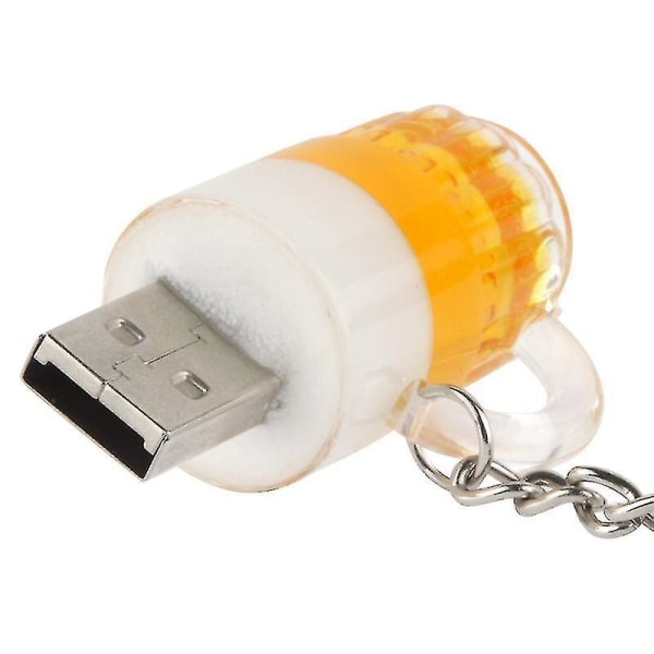 Ölnyckelringstil USB -flashdisk med 32GB minne