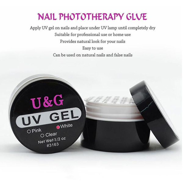 Övervärderad Nail Art Uv Gel General Length Builder Nail Art Makeup Accessoarer
