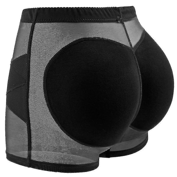 Kvinnor Butt Lifter Shapewear Butt Hip Enhancer Vadderade trosor Booty Lifter Body Shaper Underkläder BLACK