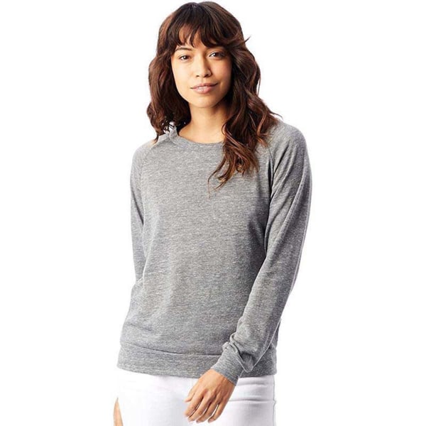 Alternativa kläder Dam/Dam Eco-Jersey Slouchy Pullover X Eco Ivory Eco Grey L