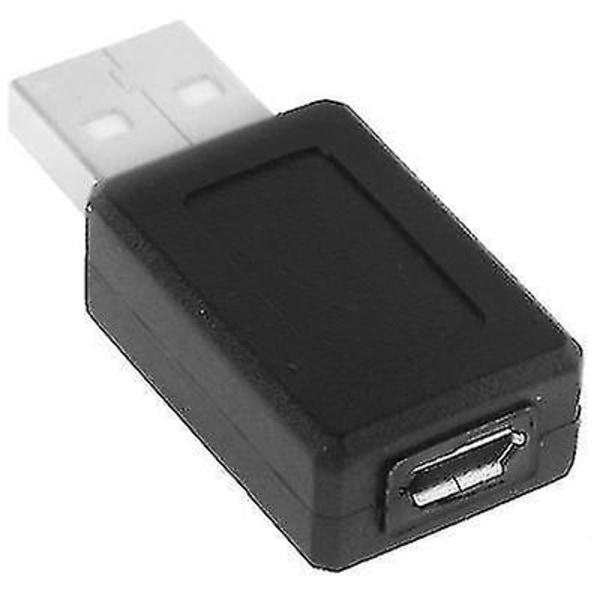 USB 2.0 AM till Micro USB hona-adapter (svart)