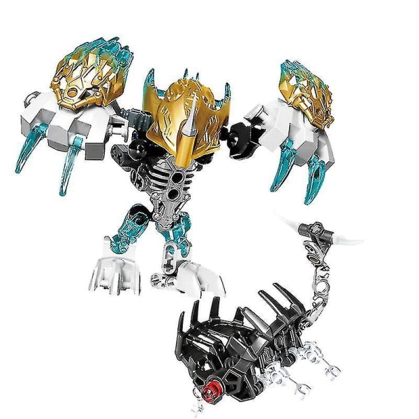 Bionicle Melum Creature Of Ice Actionfigurer Byggsten Robotleksaker för barn Presentkompatibel 713