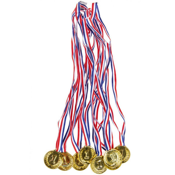 Vinnare #1 Medalj - 2-Pack Guld