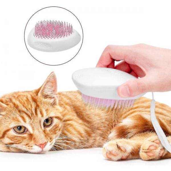 Hundborste och kattborste Katter avlägsningsborste, hårborttagningsmedel, professionell husdjurshårkam (rosa)