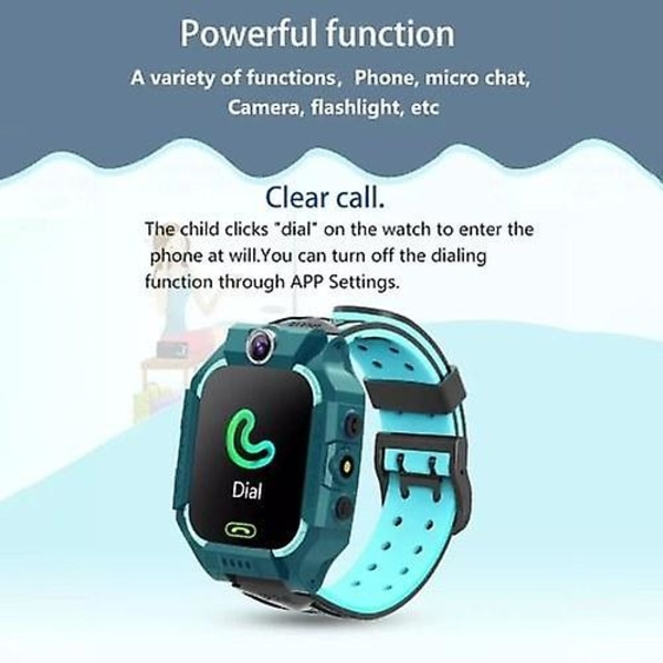 Q19 Kids Smart Watch Videochatt Intelligenta spel Fjärrfotografering SOS Emergency Help Smart Watch