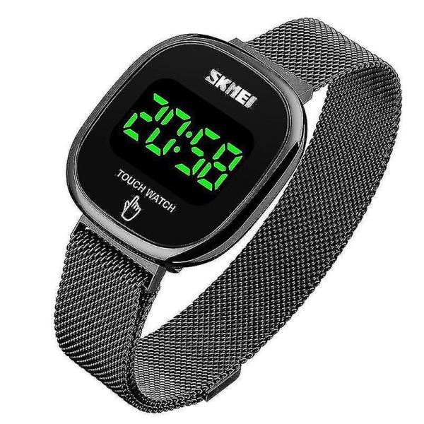 SKMEI 1589 Mode Män Watch Datum Display LED-ljus Vattentät Touch Key Digita