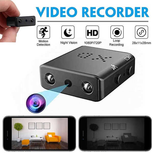 1080P HD Mini IP-kamera Night Vision Loop Recorder