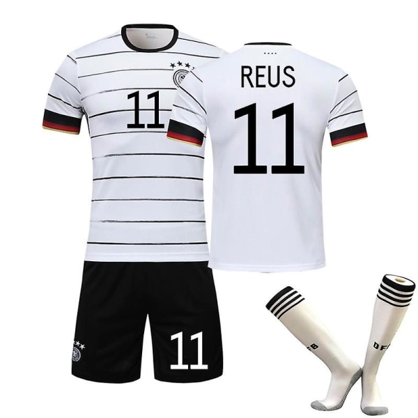 T-shirtshorts för träning i tysk fotbollströja passar ny säsong 20 REUS 20 Unnumbered