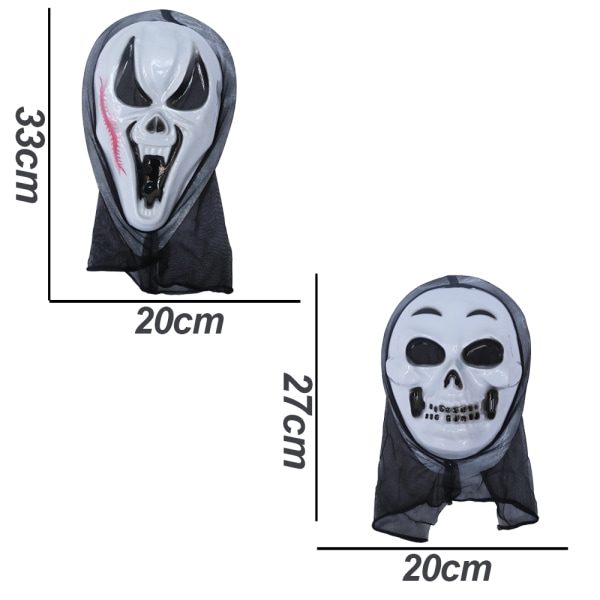 Halloween Masker för Mask Cosplay Mask Fest Kostym Rekvisita Leksaker style 1