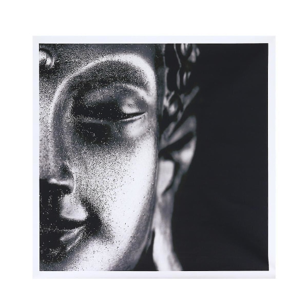 Buddha Staty Meditation Målning HD Print på duk Hem Rum Väggkonst Pappersdekorationer
