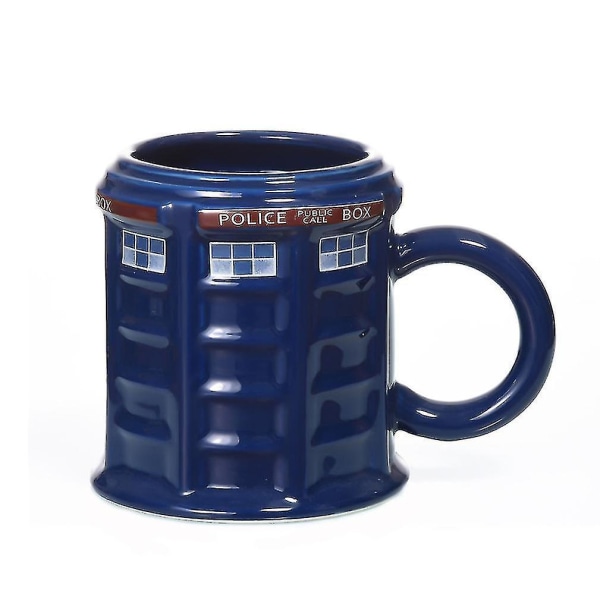 Doctor Who mugg Tardis keramikkopp kaffekopp
