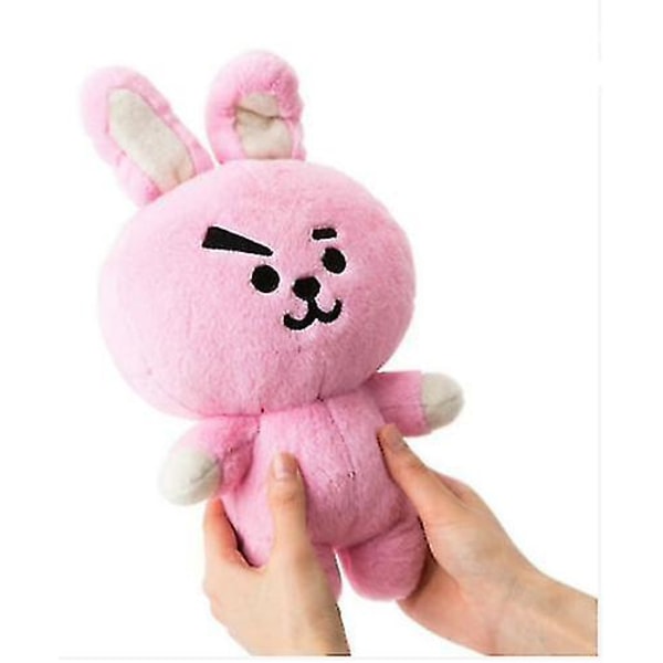 Rosa Kpop Bts Bt21 Cookie Tata Plyschleksak Stående docka Barnpresent