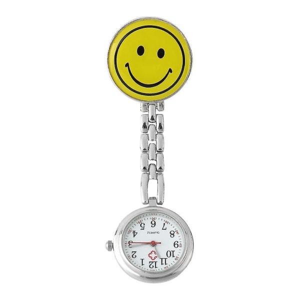 Smile Face Sjuksköterska Fob Watch Clip Watch Medical Use Pocket Quartz Clasp Watch