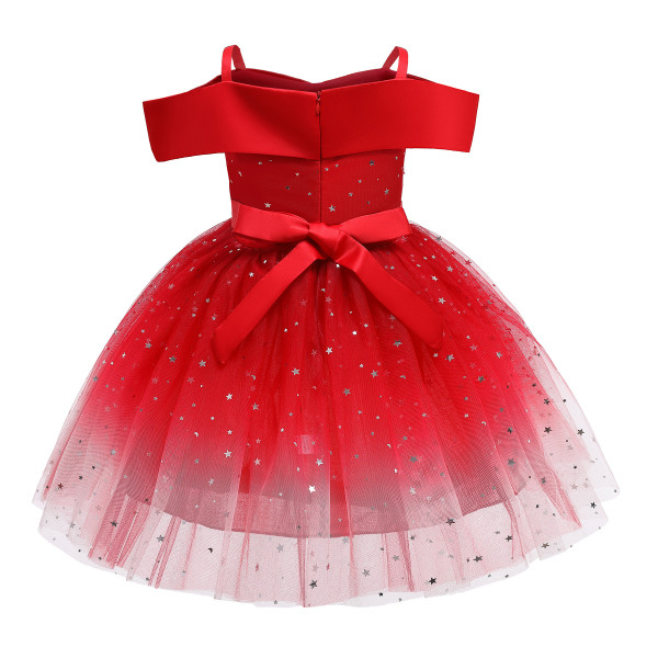 Elegant Princess Dresses Klänning Princess Cosplay kostym för kvinnor 2688 green short sleeved 130 6-7Y 8029 Red 100 3Y