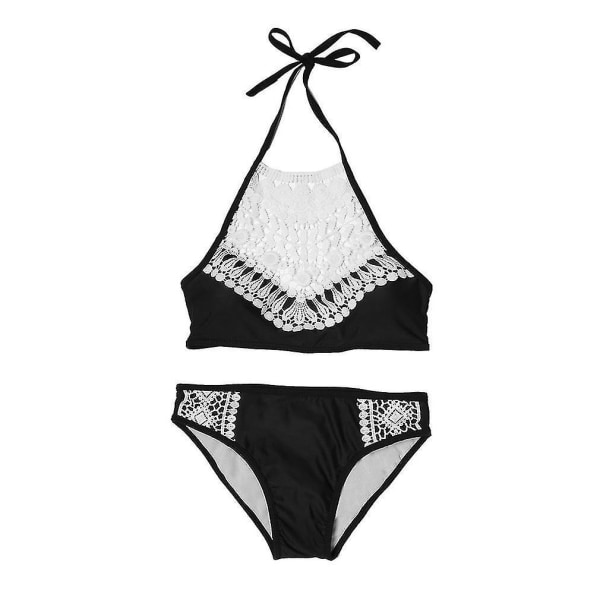 Kvinnor Baddräkt Baddräkt Sexig Hollow Out Summer Beach Push Up Bikini Set