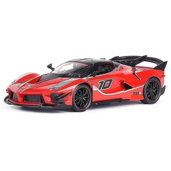 1:24 Ferrari FXX K EVO bilmodell Formgjuten legering Pojkar Leksaker Bilar Diecasts & Toy Supercar Samlarföremål