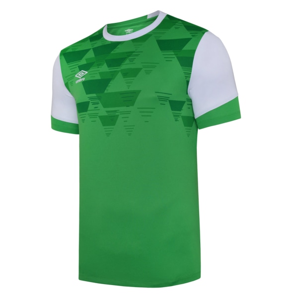 Umbro Childrens/Kids Vier Jersey 7-8 år Himmelsblå/Vit Emerald/White 7-8 Years