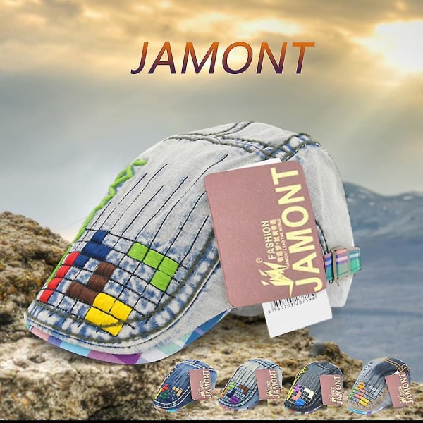 Jamont 8719-54 Bekväm baby flickor pojkar bomullsbroderi printed cap