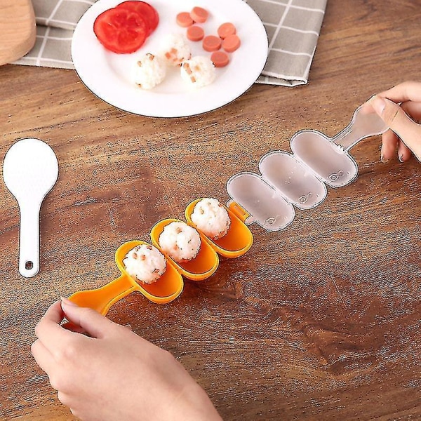 Rice Ball Form Shakers Mat Dekoration Barn Lunch Gör själv Sushi Maker Mould Köksredskap