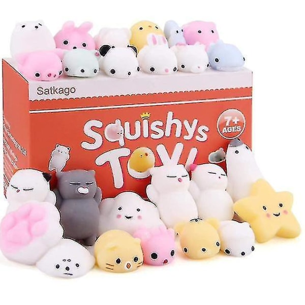 Satkago Mochi-paket med 20 stress relief leksaker för barn och vuxna-1