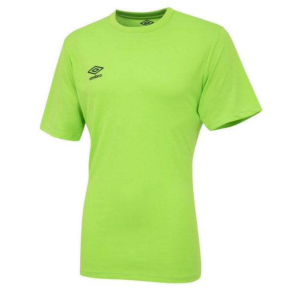 Umbro Mens Club kortärmad tröja L Carbon/Vit Carbon Green Gecko XL