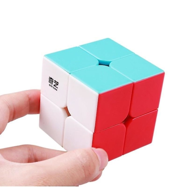 QY TOYS 2x2 magic kub professionell 2x2 kub pussel kuber för barn speed cube utbildning leksak ungern