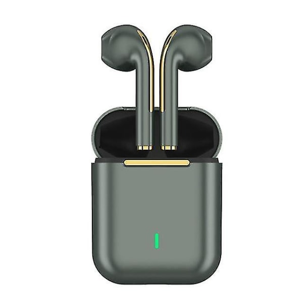 Bluetooth hörlurar Musikhörlur Vattentät Touch Fidelity Sound Trådlösa hörlurar (gröna)
