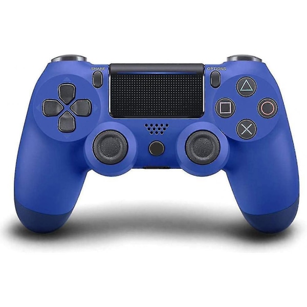 Trådlösa Bluetooth -kontroller Gamepad för Playstation4 (blå)