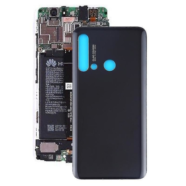 Bakre cover till Huawei Nova 5i (svart)
