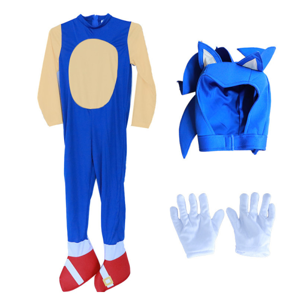 Sonic kostymer för barn rollspel cosplay kläder Sonic