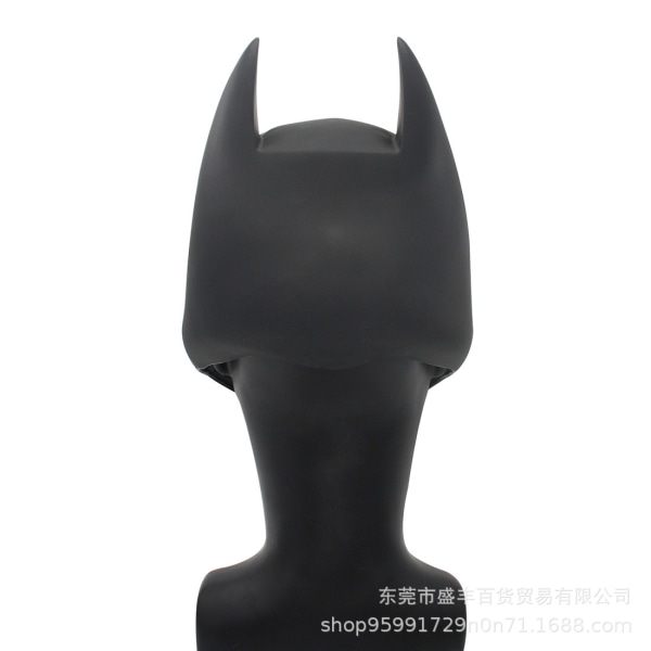 Halloween-masker Cosplay-dräkt Latexhjälm Svart helhuvudmask för vuxna kvinnor Fancy Dress Kläder Replica Prop-Batman Mask