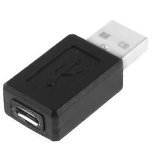USB 2.0 AM till Micro USB hona-adapter (svart)