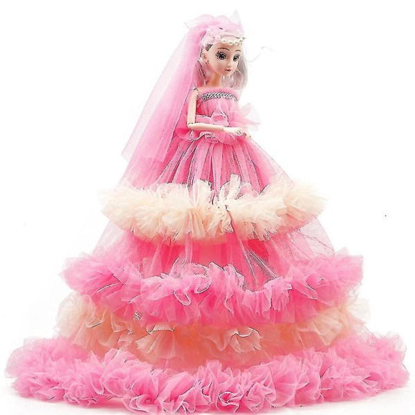 Flicka docka bröllop prinsessa figur leksak gåva