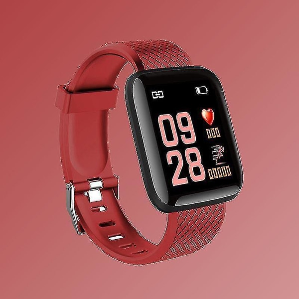 Smart watch för män, digital led elektronisk armbandsur (svart)
