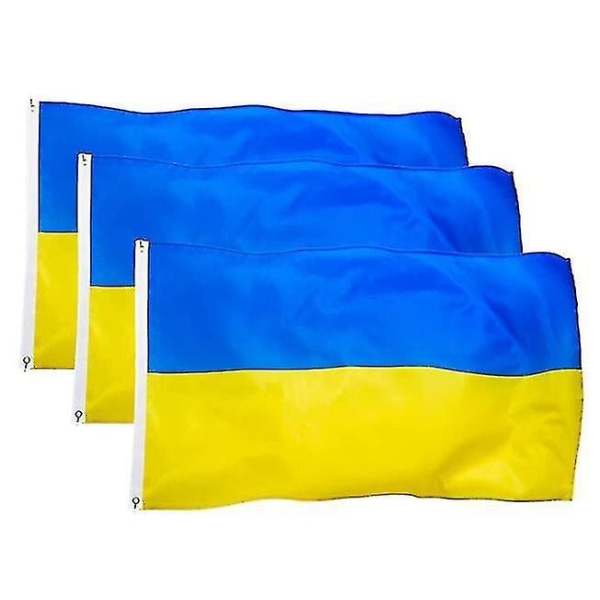 Ukrainsk - Ukrainas flagga 5 X 3 Ft Large