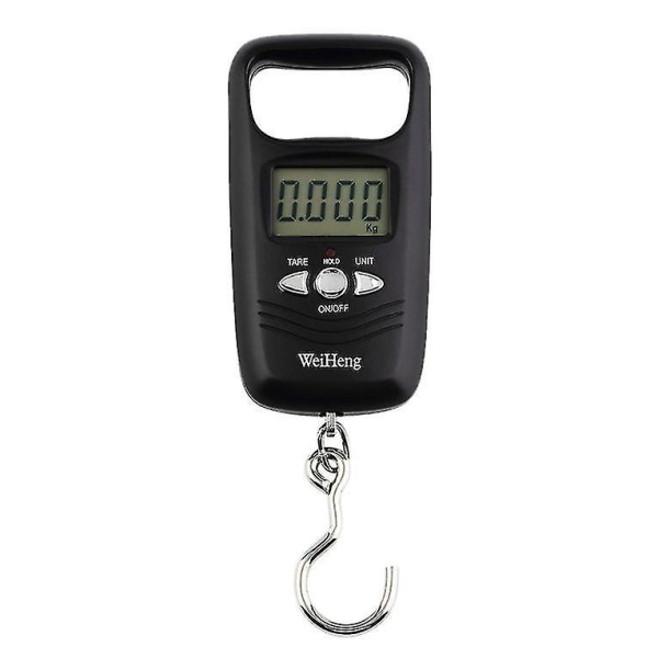 Pocket Bärbar Mini 50 kg Lcd Digital Hängande Bagage Vikt Krok Våg