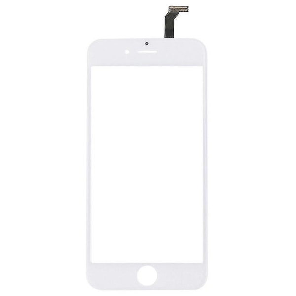 10 st 2 i 1 för iPhone 6 (Frontskärm yttre glaslins + Flexkabel) (Vit)