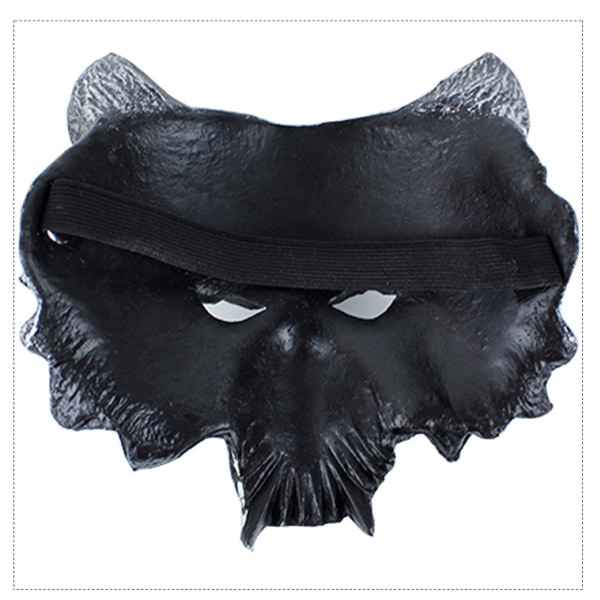 Halloween maskerad djurfest show varg mask bar skräck cosplay apa tiger mask (varg mask)