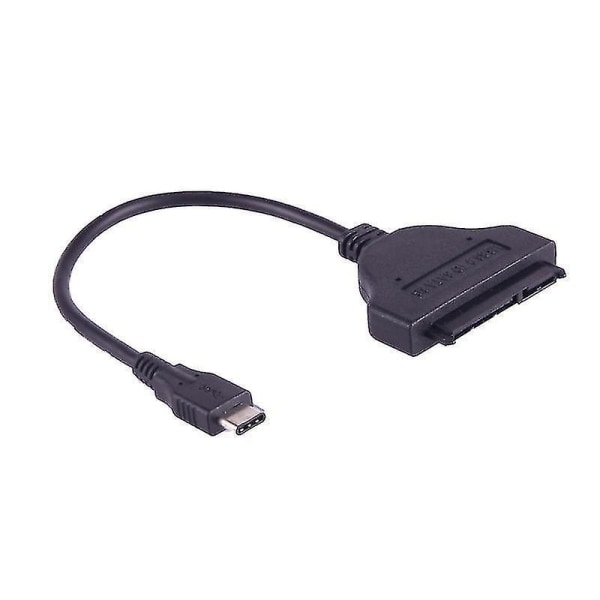 USB-C / Type-C 3.1 hane till SATA (15 stift + 7 stift) HDD Data Converter-kabel, längd: 20 cm