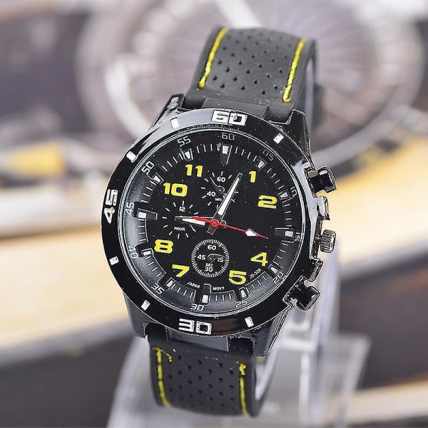 1st Top Lyx Märke Mode Militär Quartz Watch Herr Sport Armbandsur Clock Hour Man Relogio