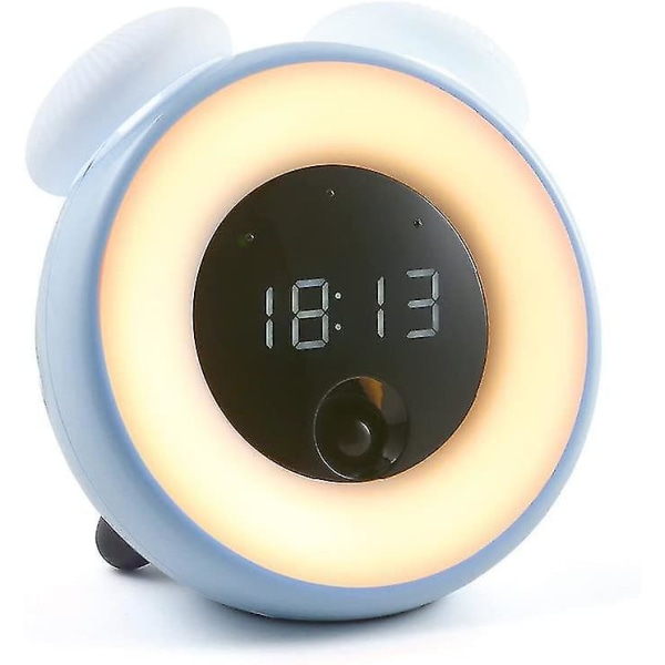 Wake Up Light Digital väckarklocka Nattljus Smart Intelnt Sensor Oze Funktion Touch Control Elektr